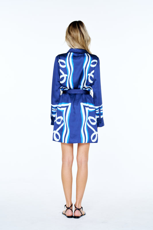 Jaxie Printed Shirt Dress