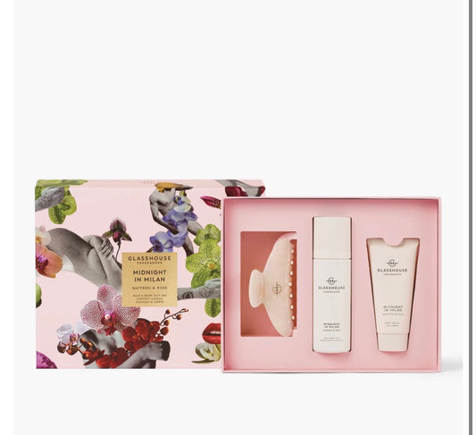Glasshouse Self Care Bundle Set - Midnight in Milan