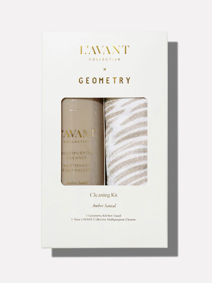 L'Avant Cleaning Spray/Geometry Towel