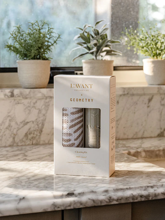 L'Avant Cleaning Spray/Geometry Towel