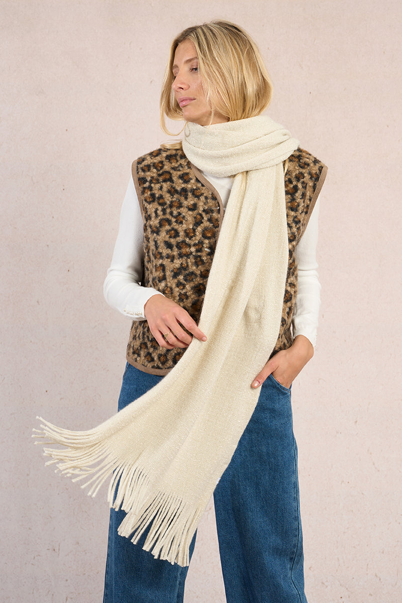Knitted Scarf - Off White