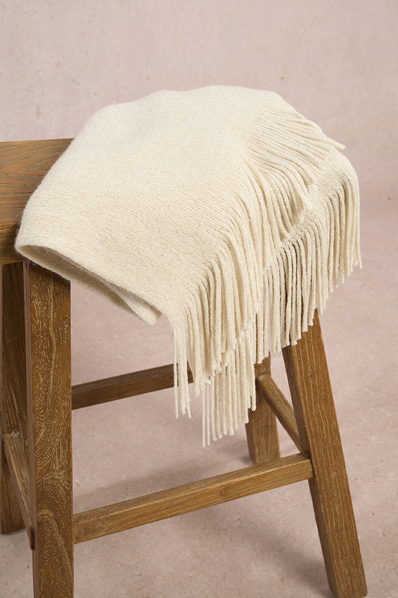 Knitted Scarf - Off White