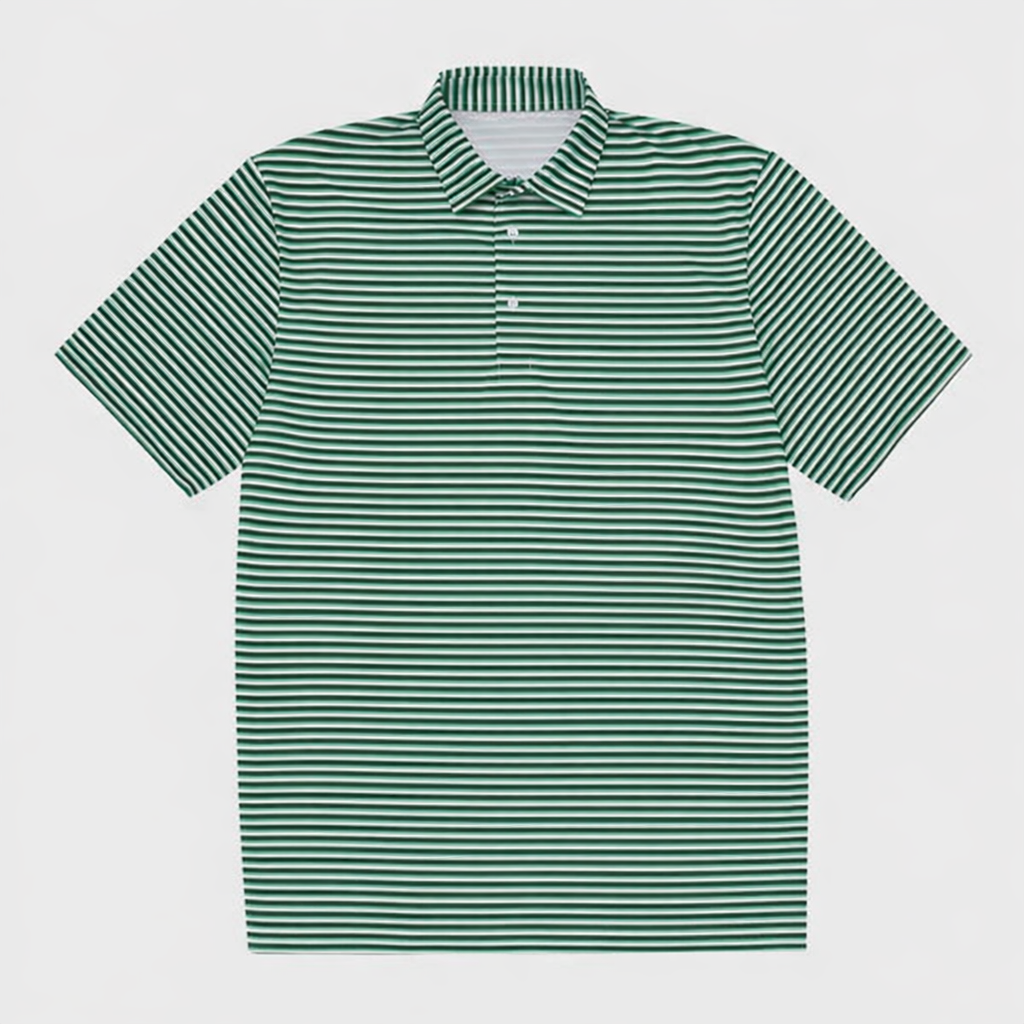 Master’s Micro Green/White Polo