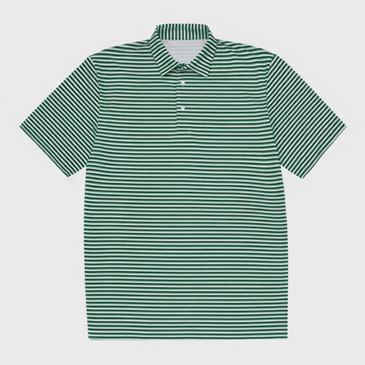 Master’s Micro Green/White Polo
