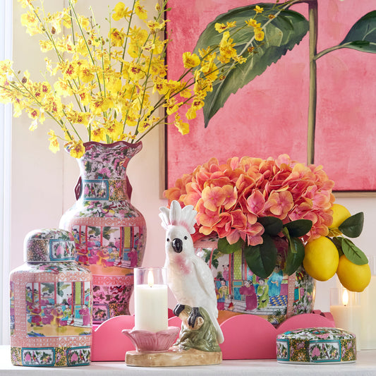 12" Citrus Grove Vase