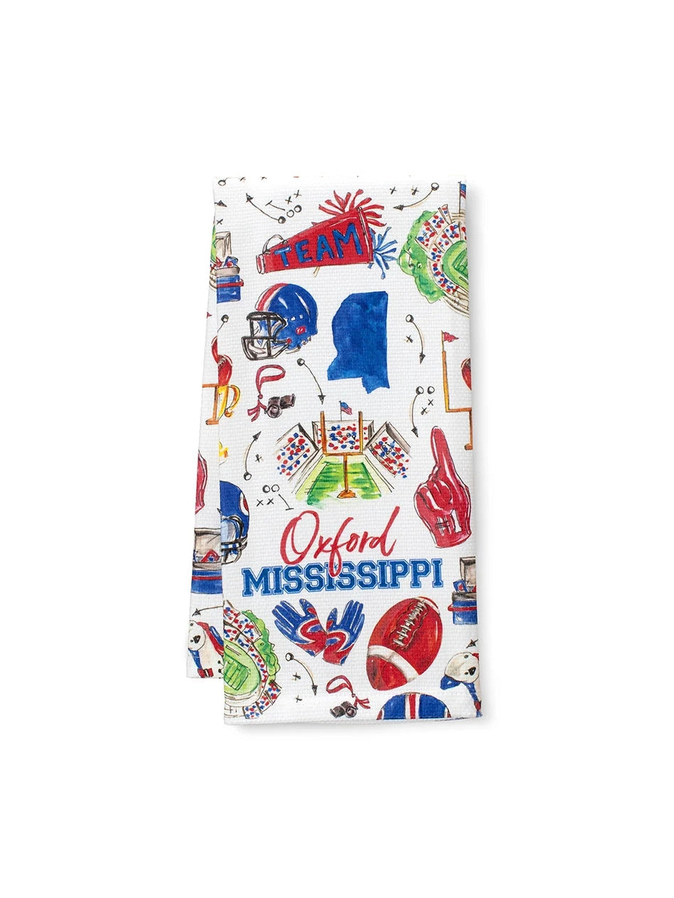 Tailgates in Oxford Tea Towel