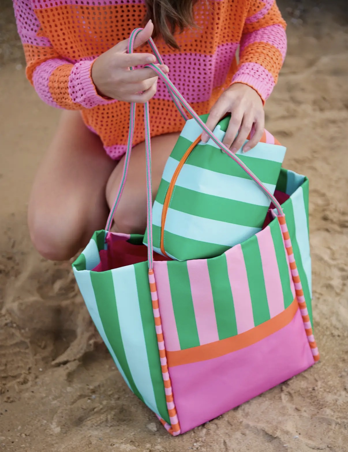 Samba Zip Pouch - Green