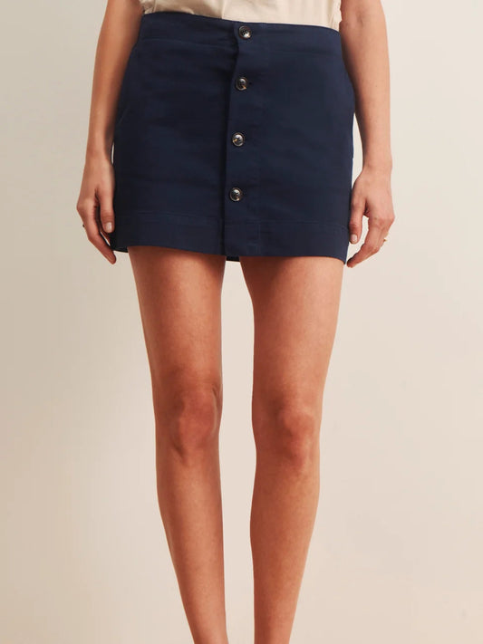 Mila Mini Skirt - Navy Blazer