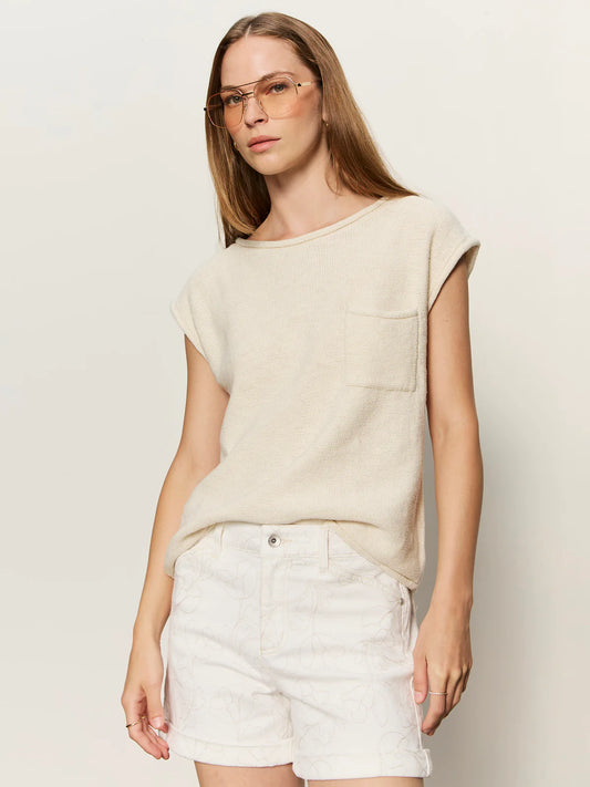 EASY SWEATER TEE - collagen