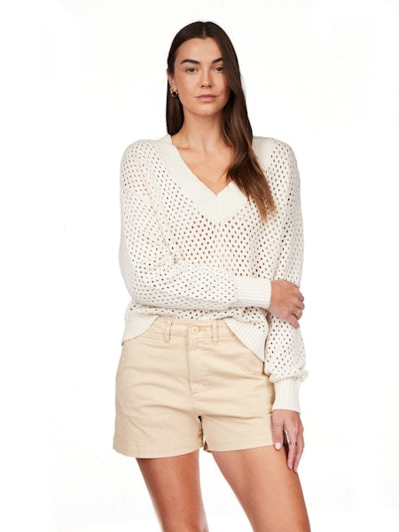 Airy Openwork Sweater