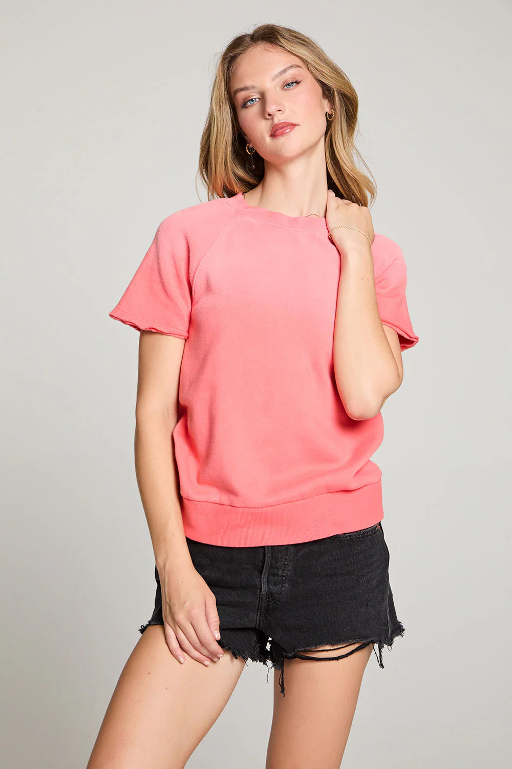 Cheyenne Electric Coral Pullover Tee