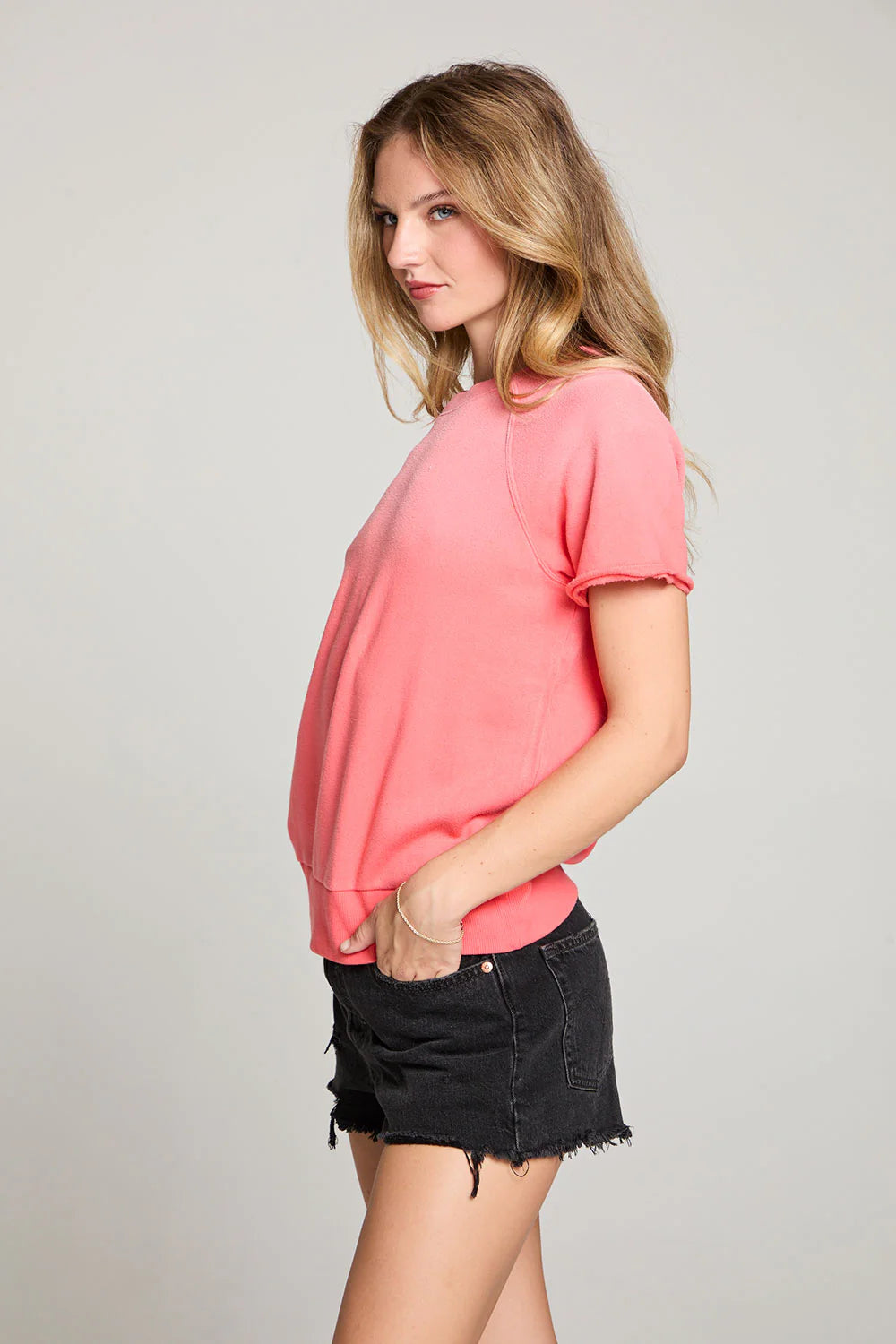 Cheyenne Electric Coral Pullover Tee