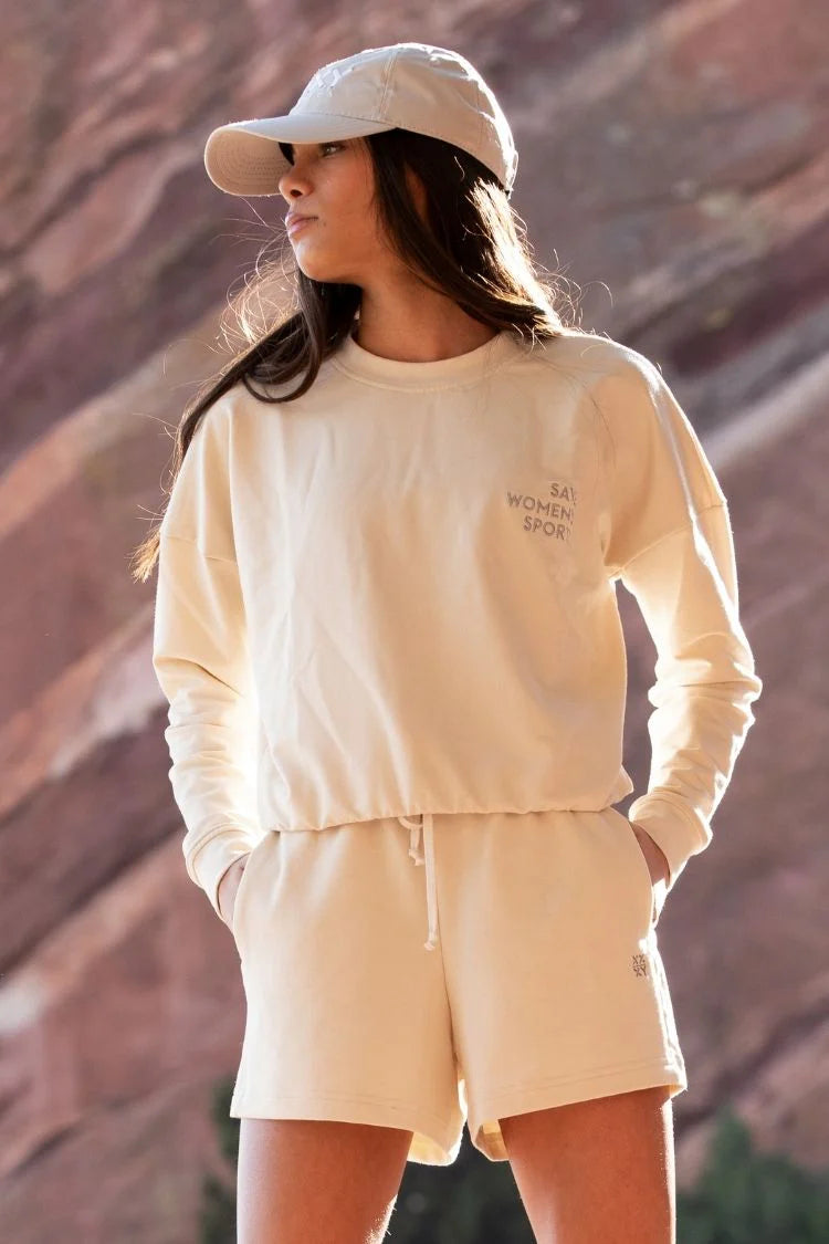 Carefree Cropped Crew Neck