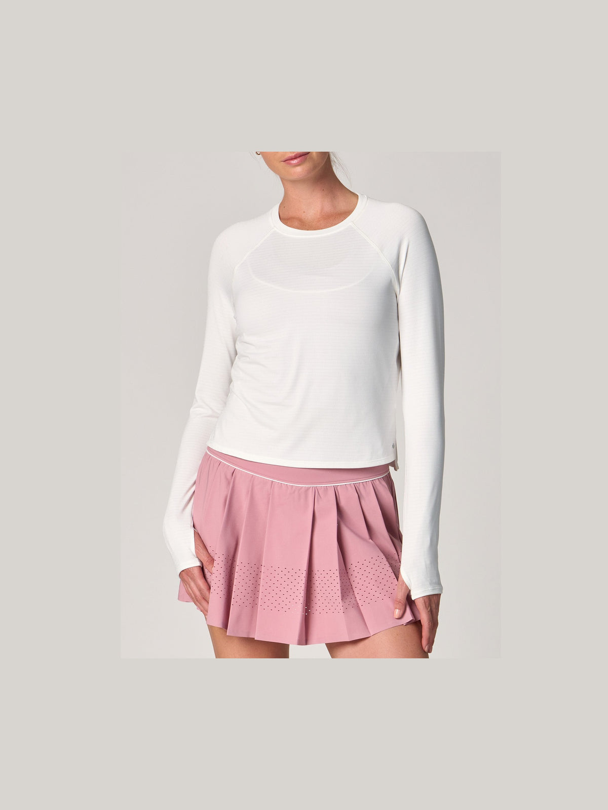 Raglan Swift Performance Tee - White