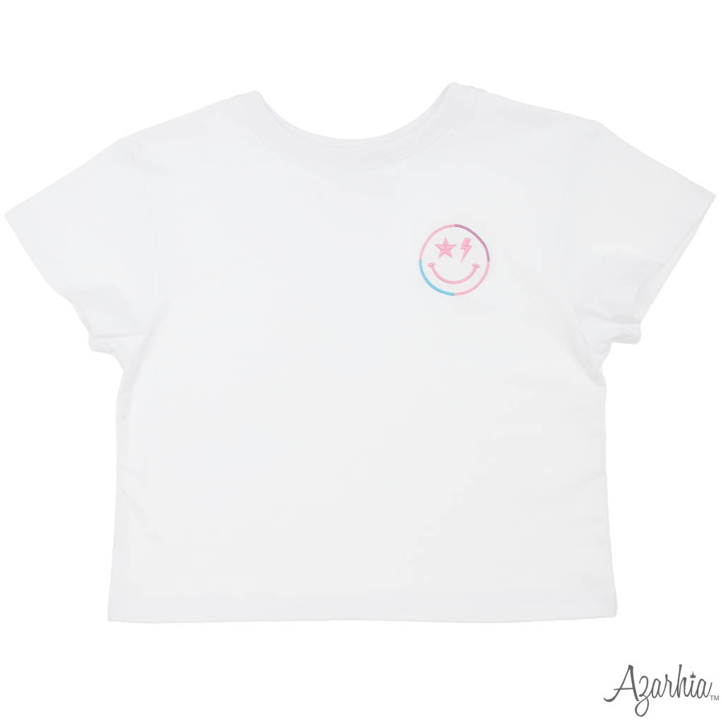 Embroidery Smiley Spark Tee