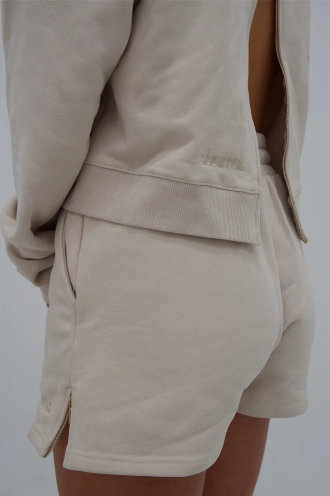 Lauren Zipper Shorts - Cream