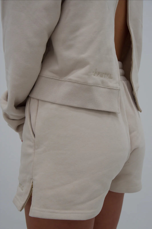 Lauren Zipper Shorts - Cream