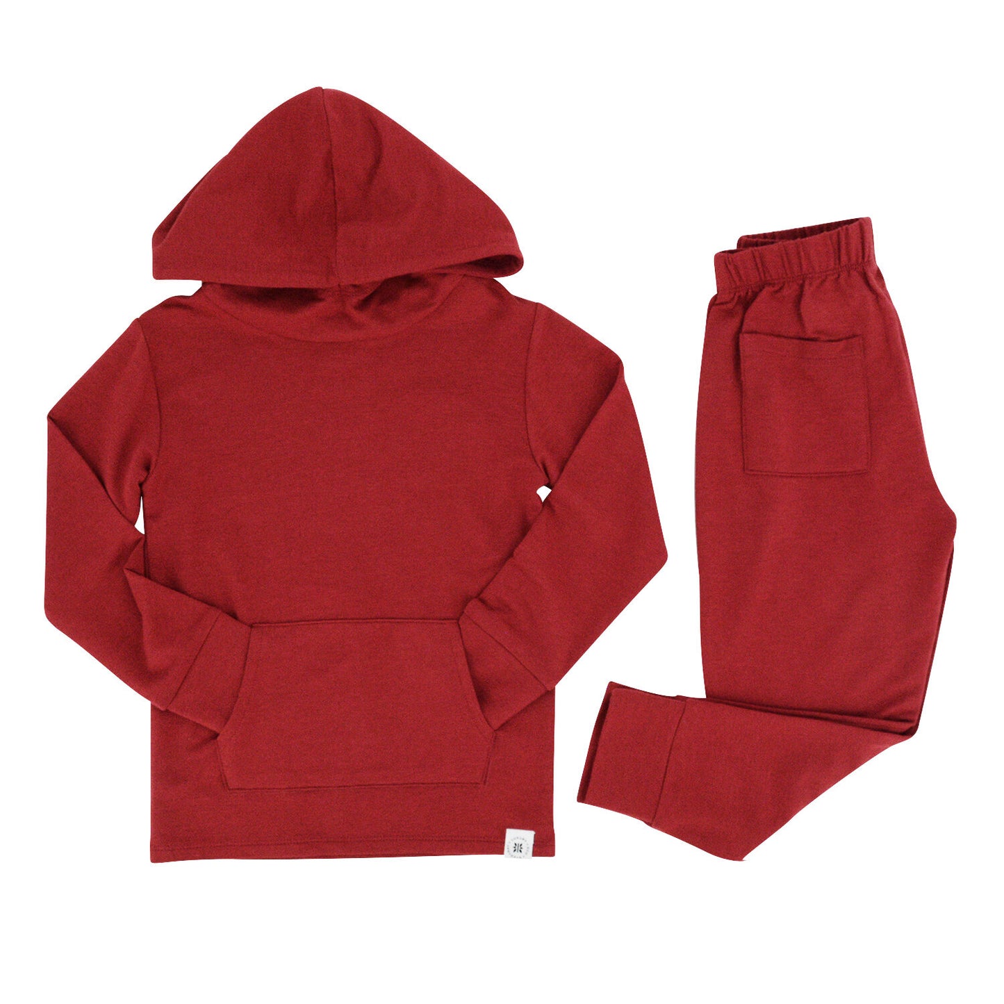 French Terry Hooded Jogger Set
