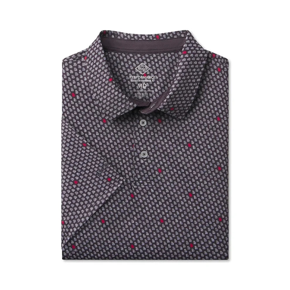 Kickoff Camo Motion Tech Polo SS - Dawg Walk Camo