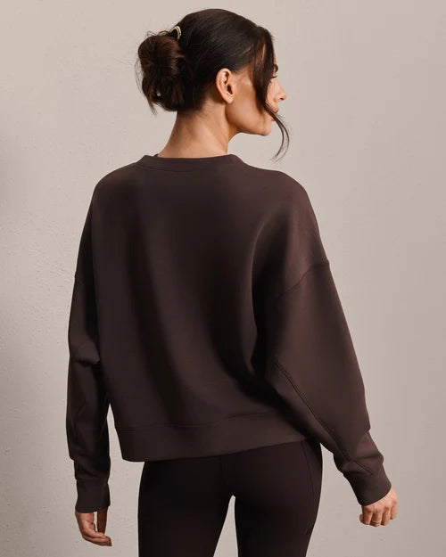 DreamGlow Crewneck - Dark Espresso