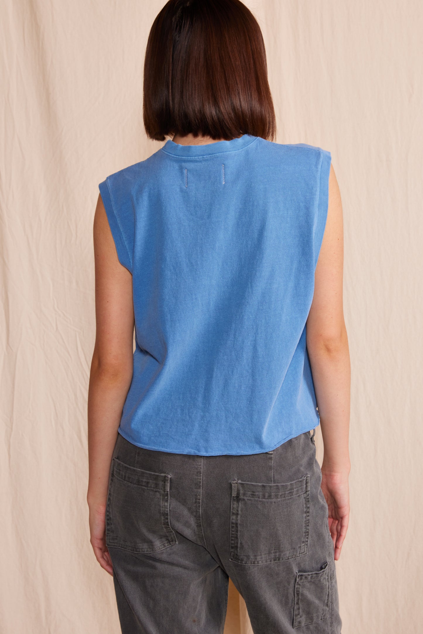 The Ana Tank in French Blue