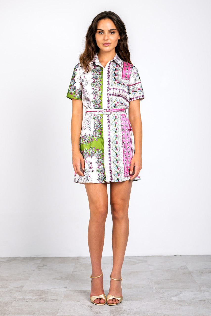 Marlee Dress Pink Combo