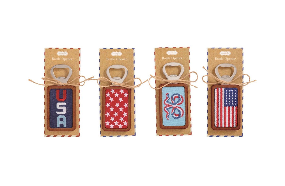 Mud Pie Patriotic Bottle Openers