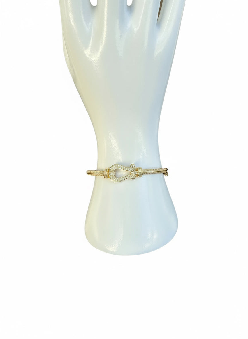 Lariat Buckle Bangle