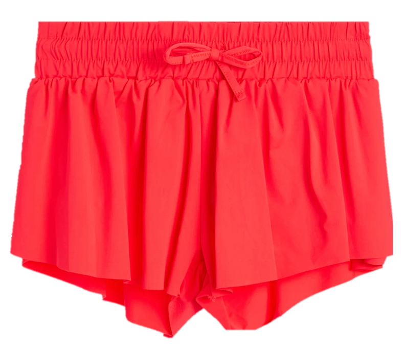 Fly Away Shorts - Neon Nectarine