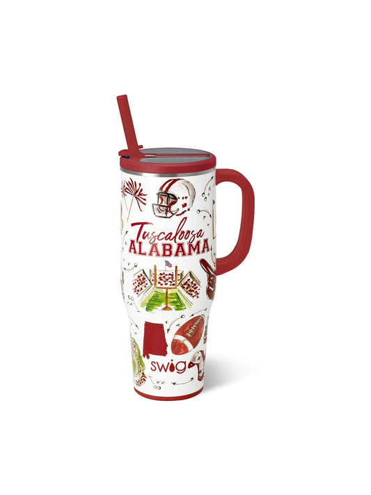 Tailgates in Tuscaloosa Mega Mug 40oz