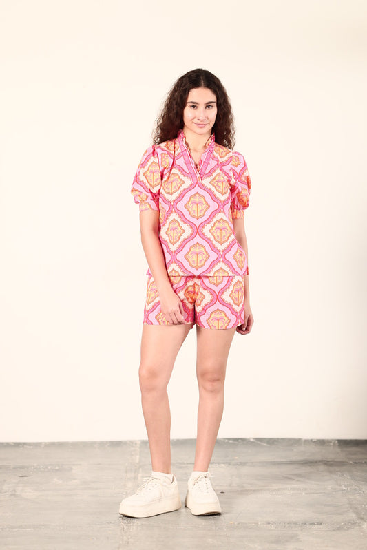 Eva Top - Palm Mirage