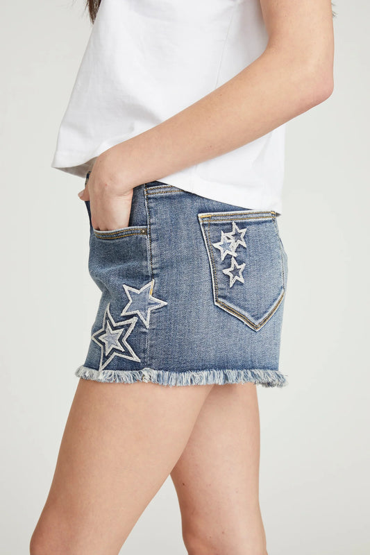 Goldie Patriotic Patchwork Shorts