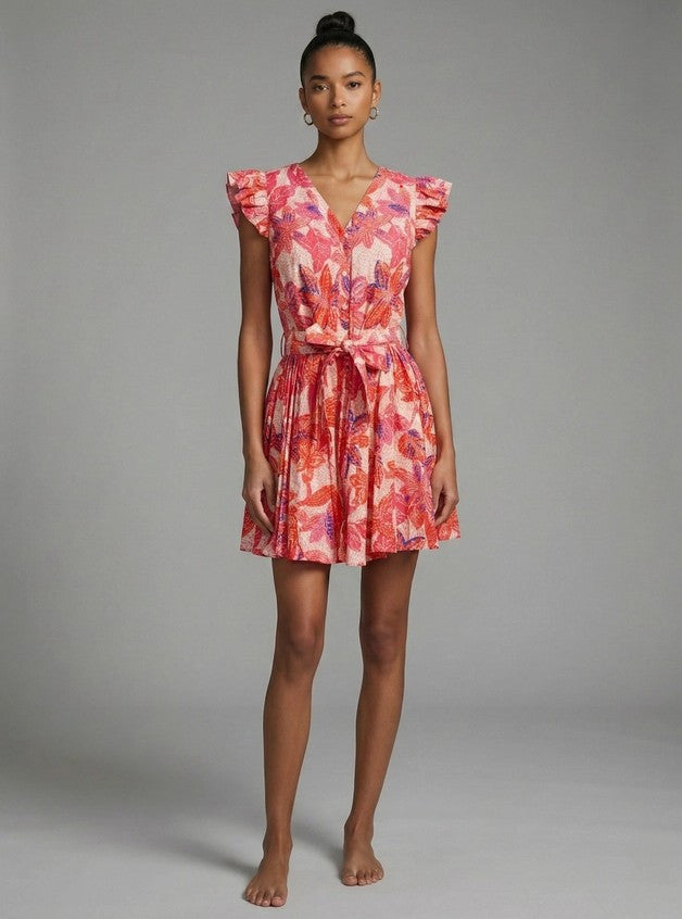 Fresco Flora Beted Dress