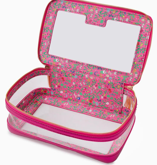 Oh My Mahjong - Metallic pink tile storage bag