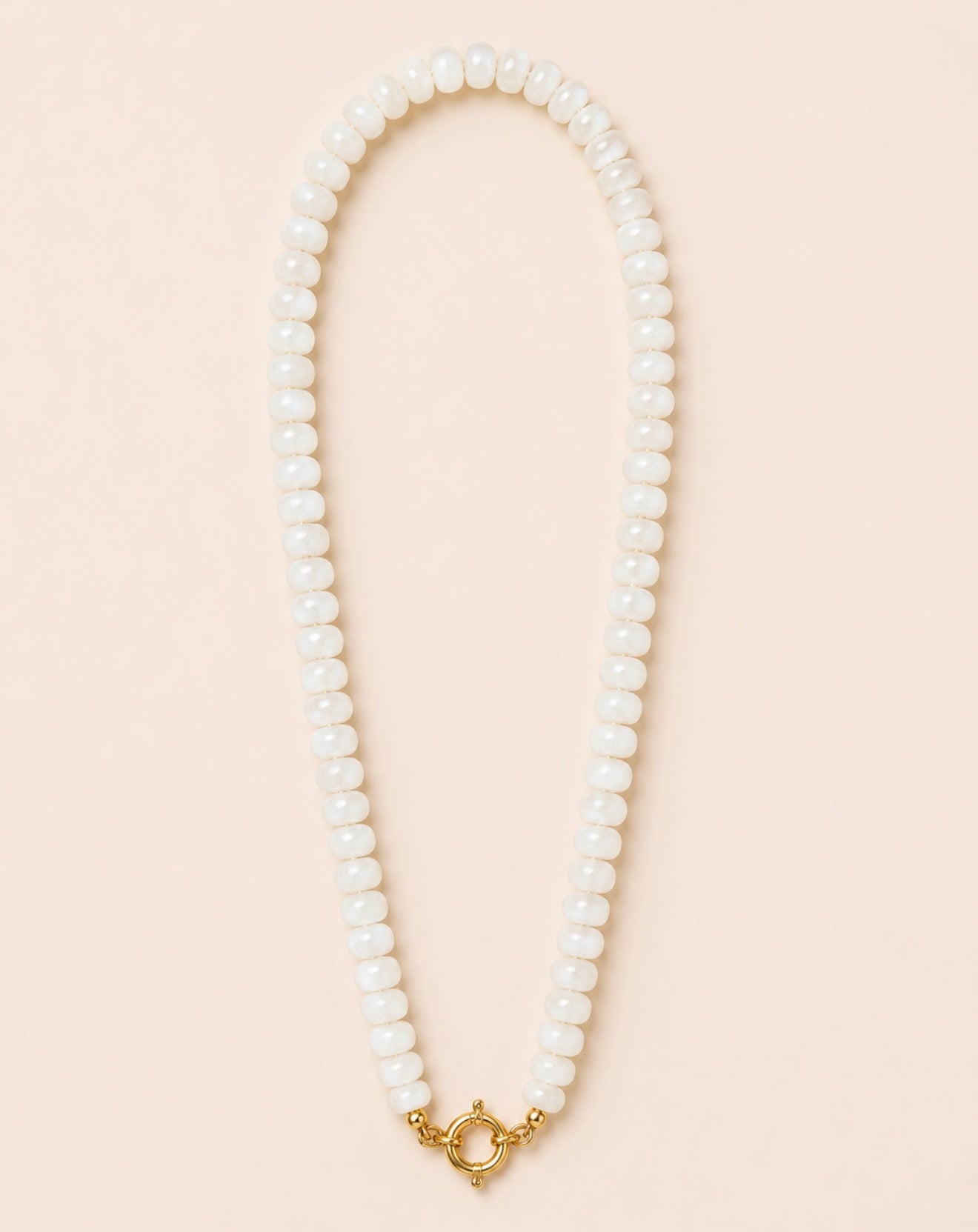 Sailor Clasp Glass Beaded Necklace