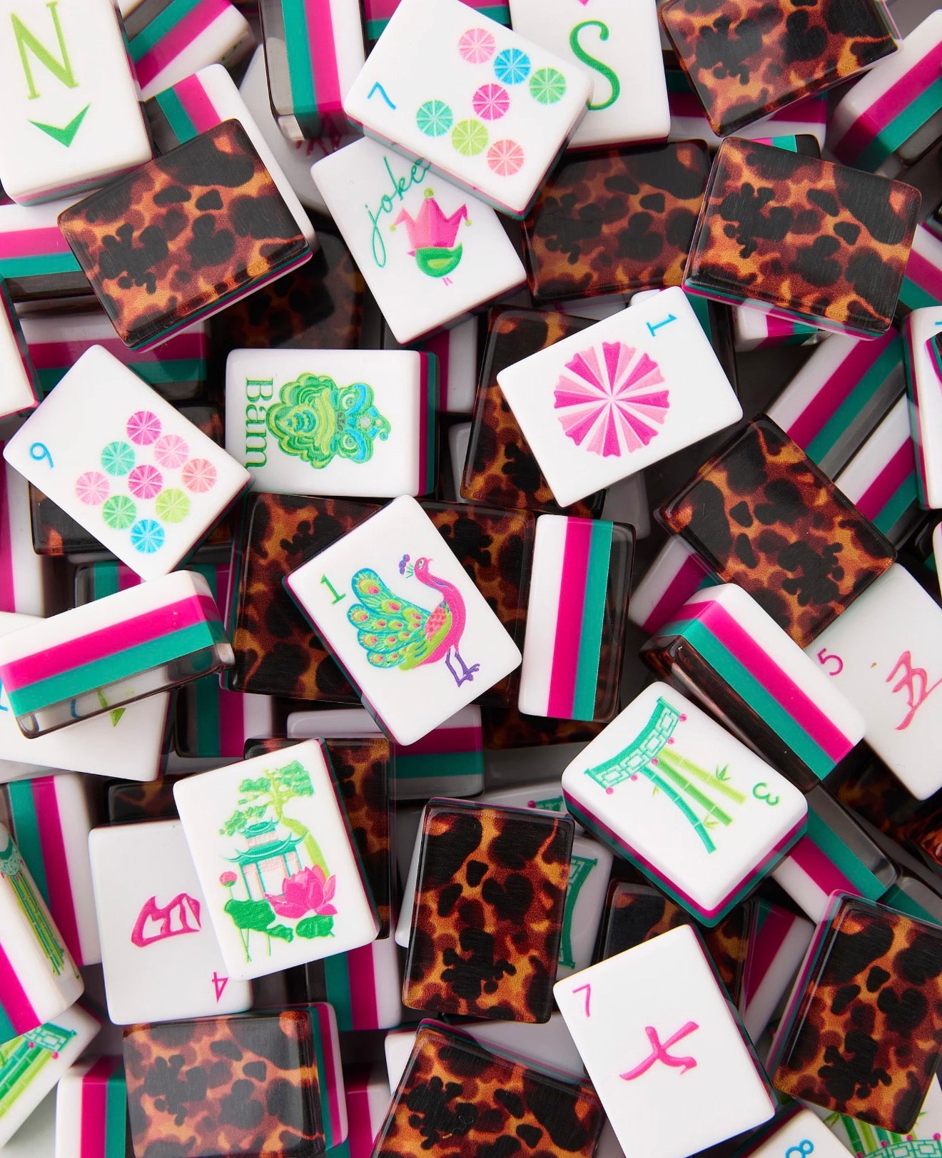 Glow Wild Mahjong Tiles