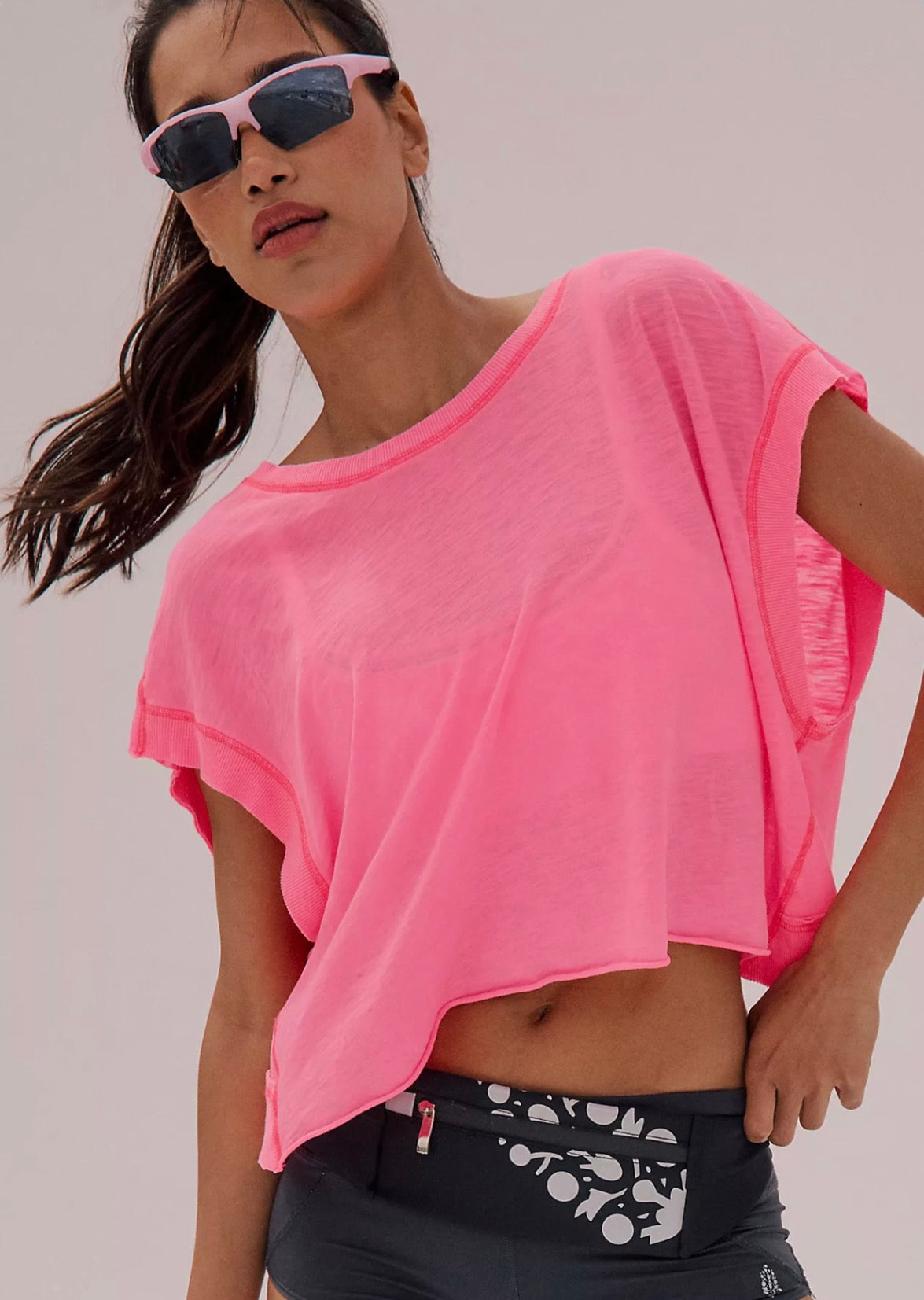 My Time Tee - Hot Pink