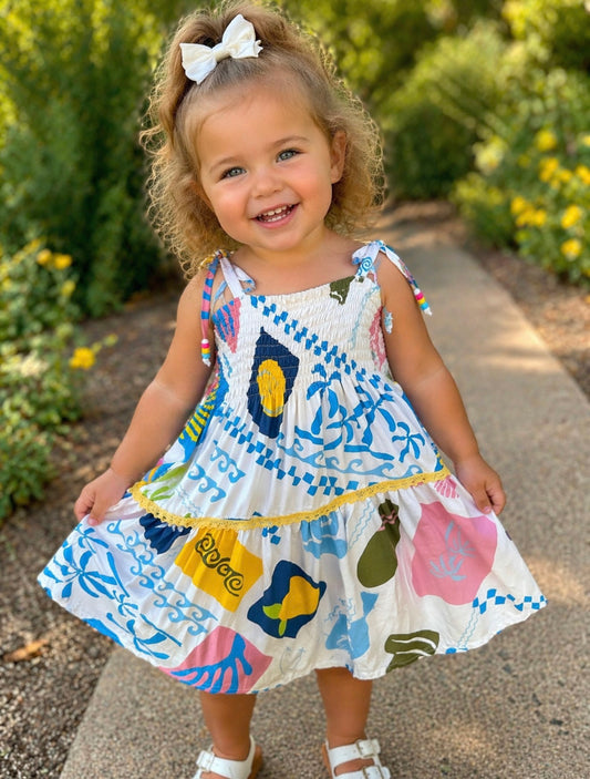 Sun and Surf Smocked Dress