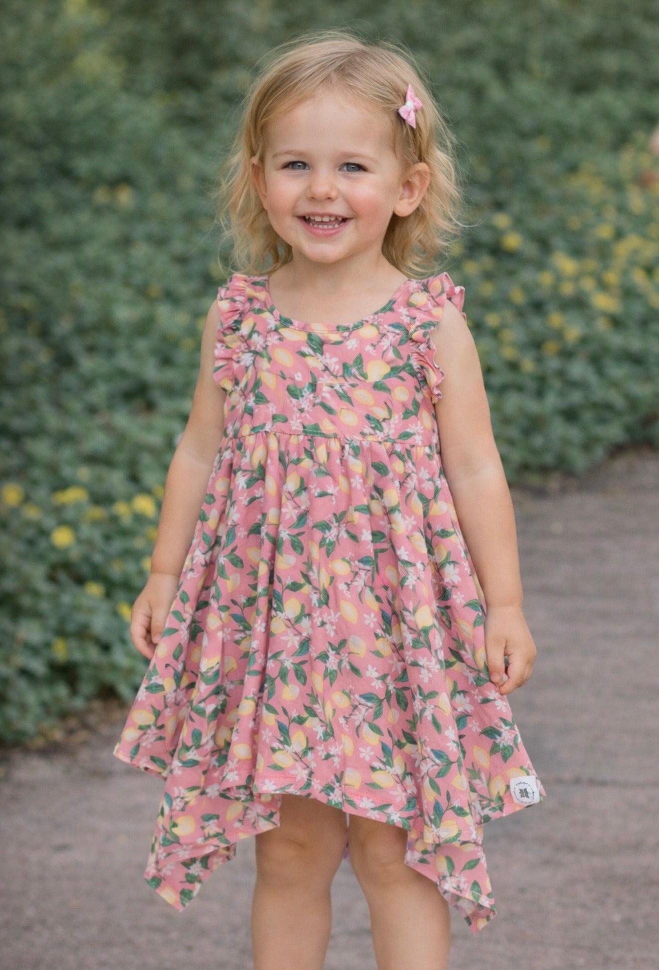Emma's Racerback Dress - Lemons