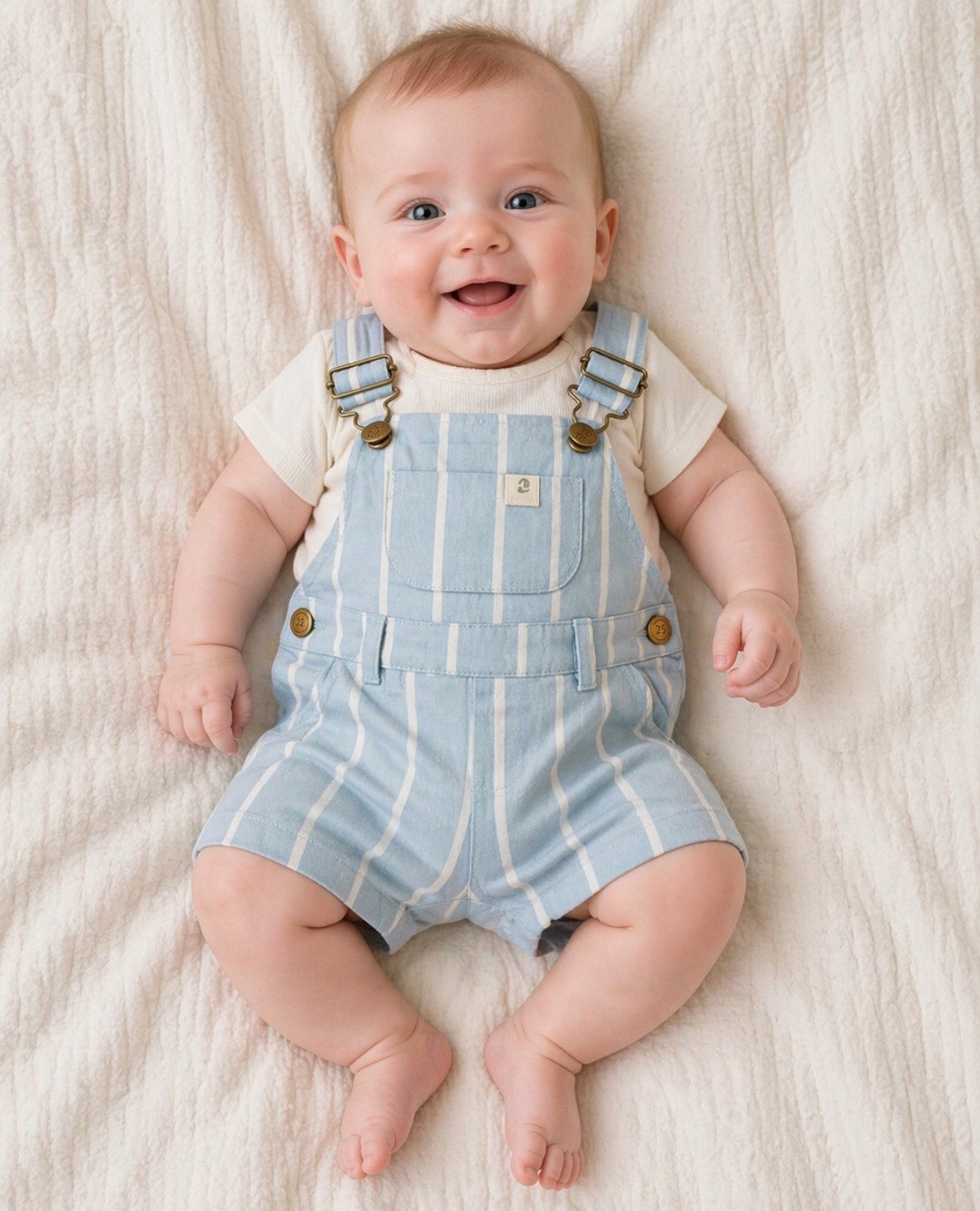 Galleon Striped Overalls