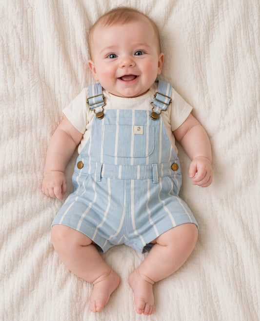 Galleon Striped Overalls
