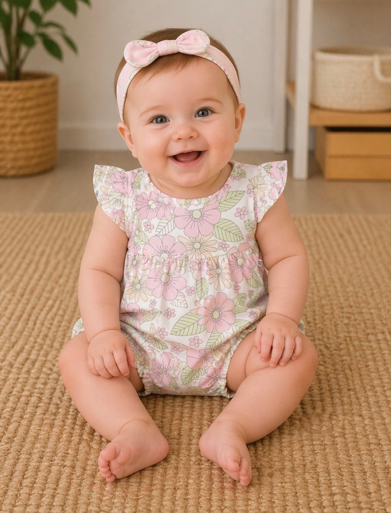 Ruffle Romper - Groovy Love