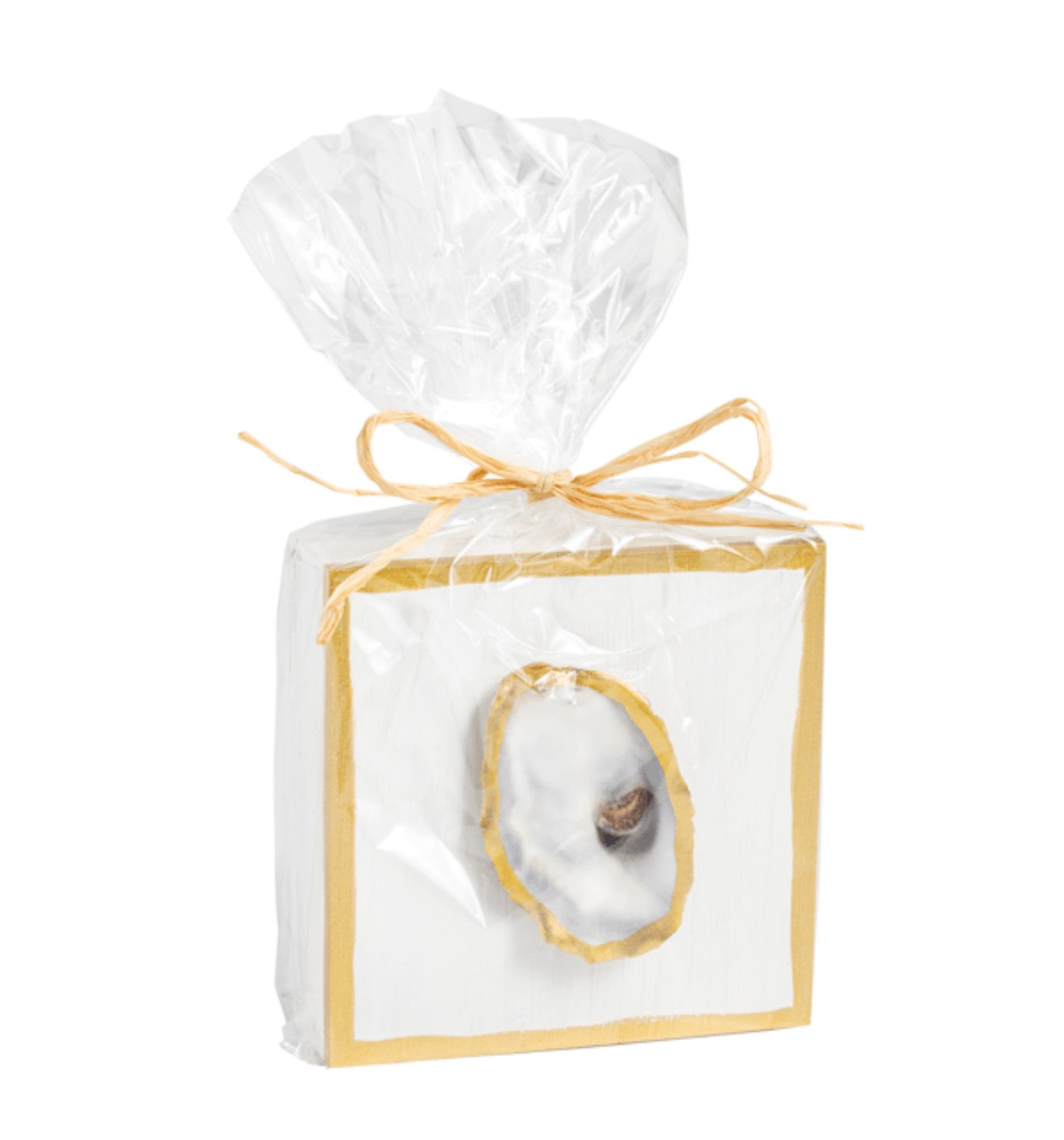 White Oyster Shell Plaque