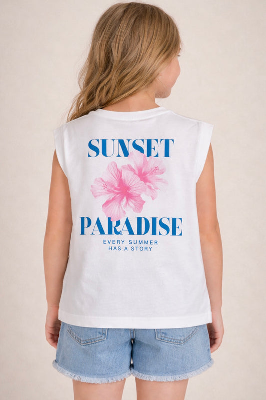 Sunset Paradise Graphic Tank