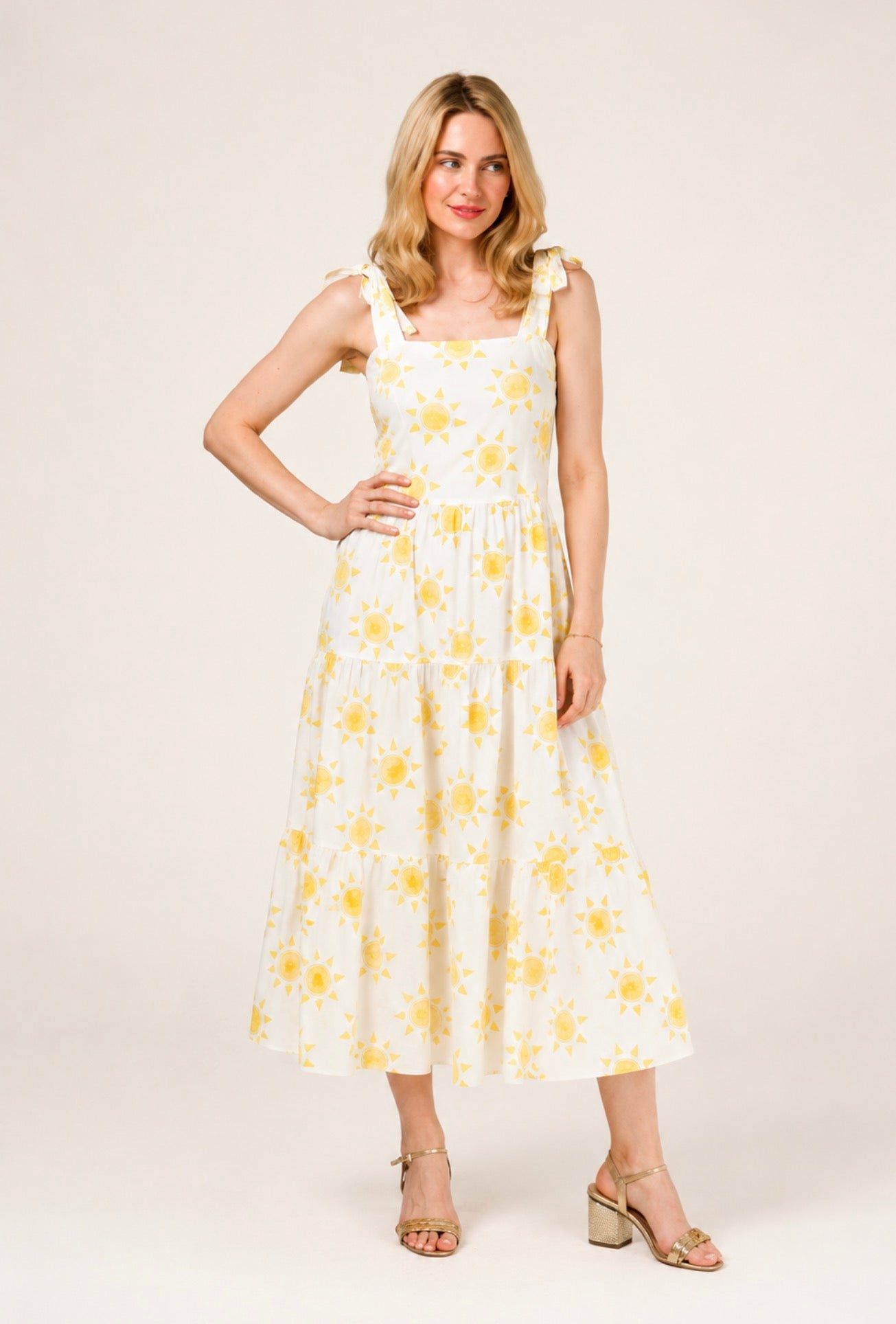 Graysen Dress - Lemon Sunshine