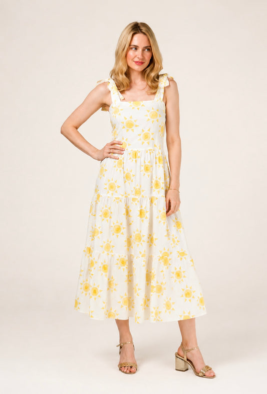 Graysen Dress - Lemon Sunshine
