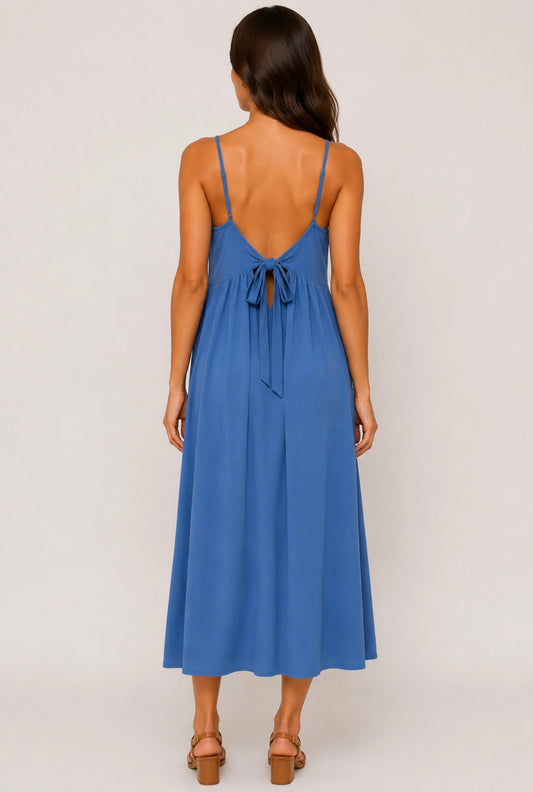Woven Dress - Blue