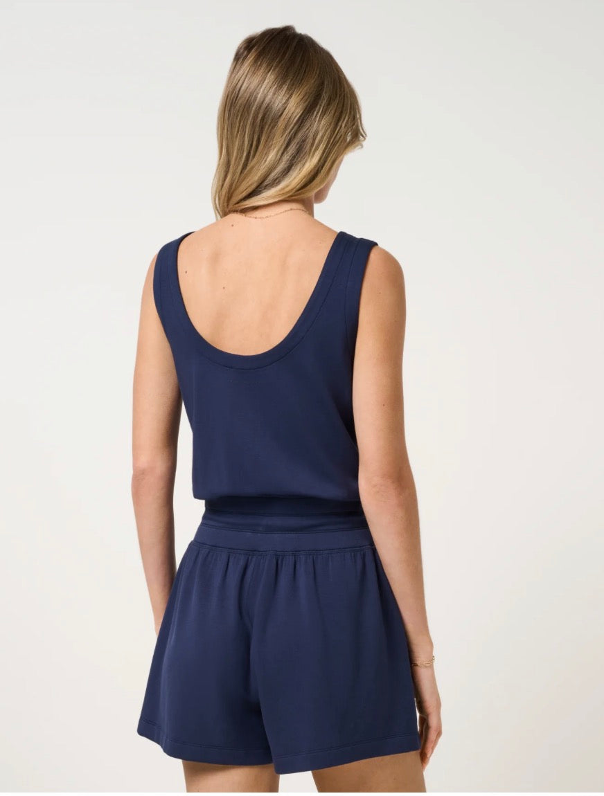Skyloft Soft Romper - Navy Blazer