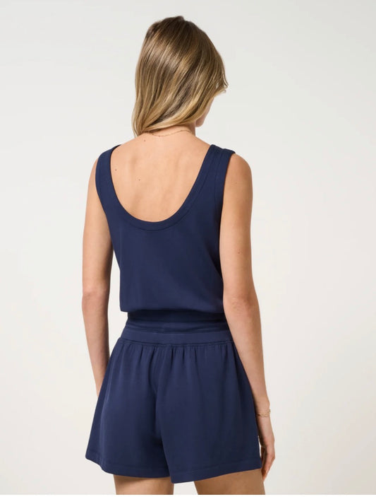 Skyloft Soft Romper - Navy Blazer