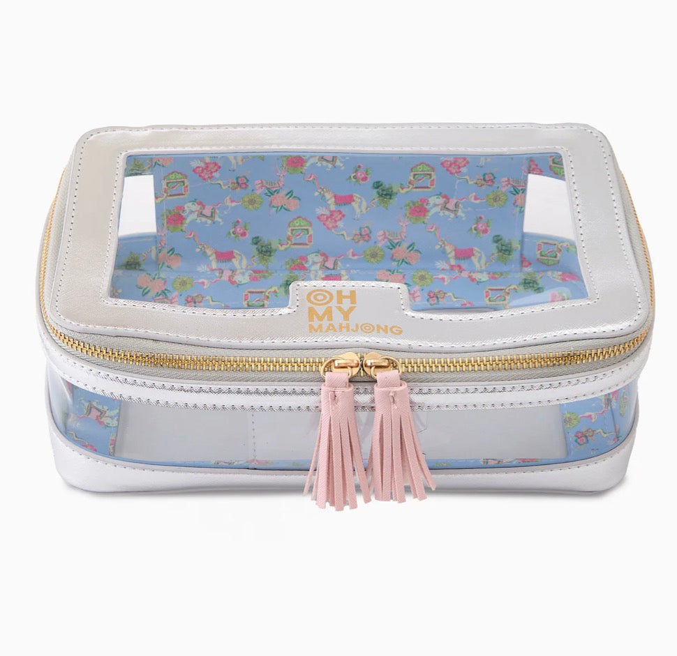 Oh My Mahjong - Silver tile storage bag